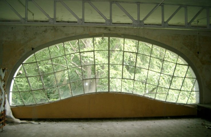 Jugendstilfenster im Herrenbad