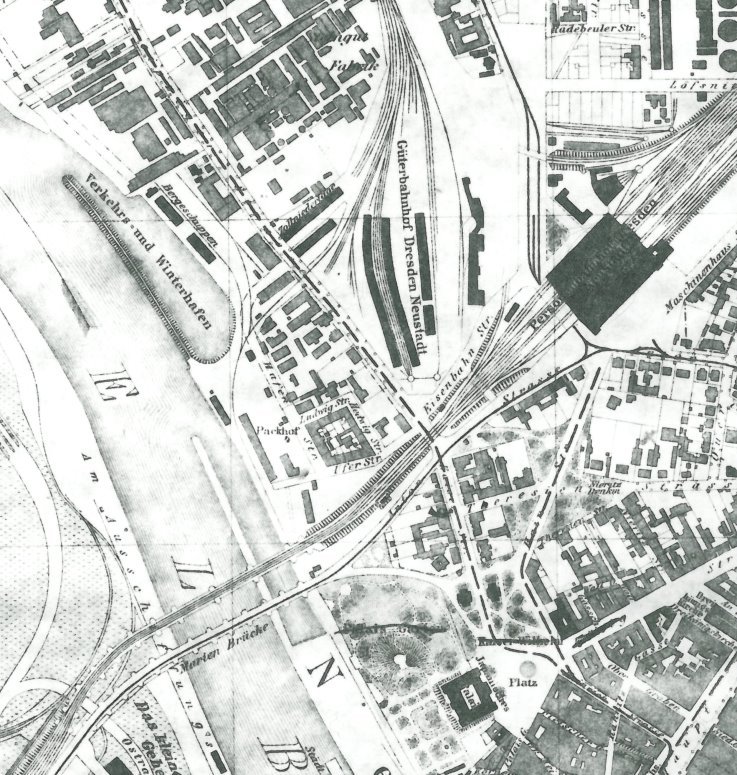 Stadtplan um 1902